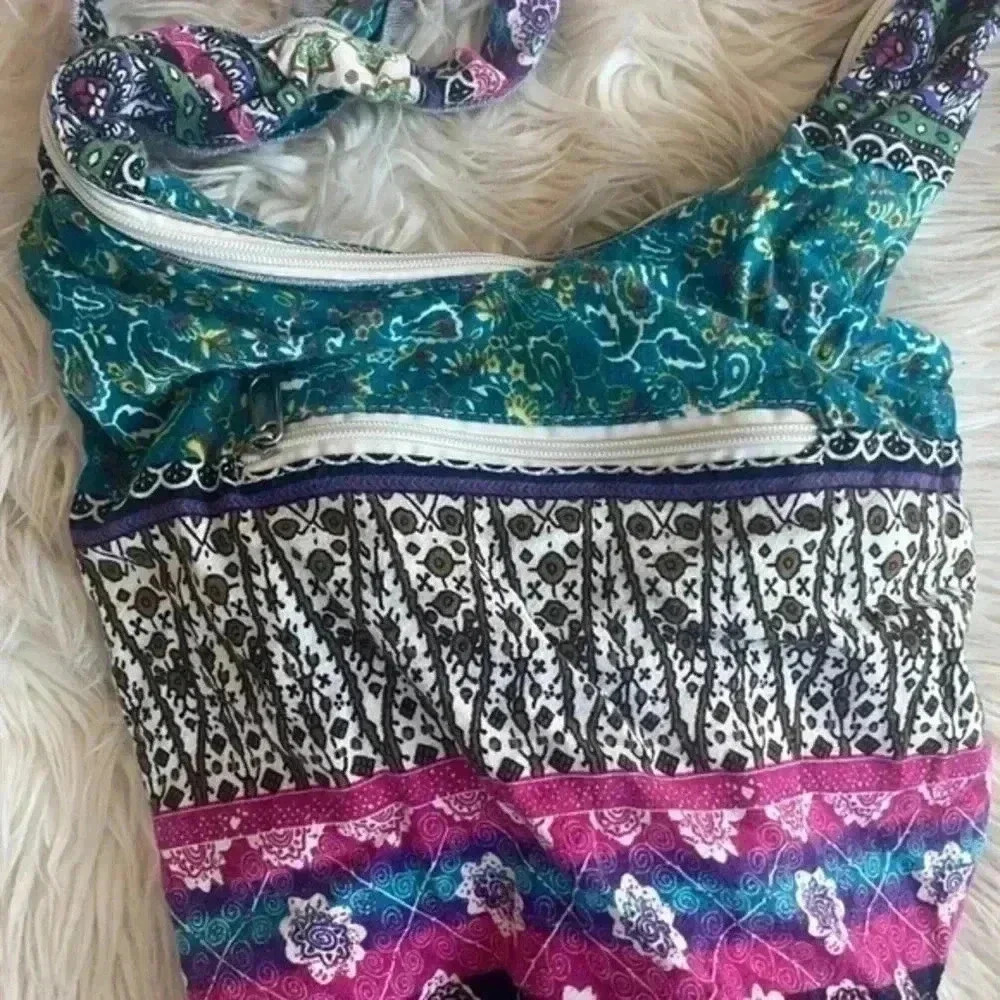 Colorful Pattern Canvas Bag - Picture 2 of 2